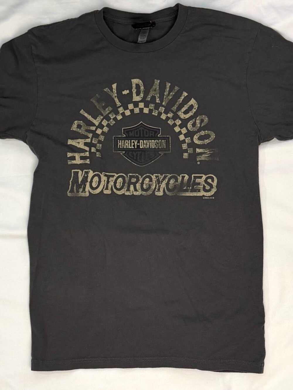 Harley-Davidson Vintage/Distressed Style Graphic Tee